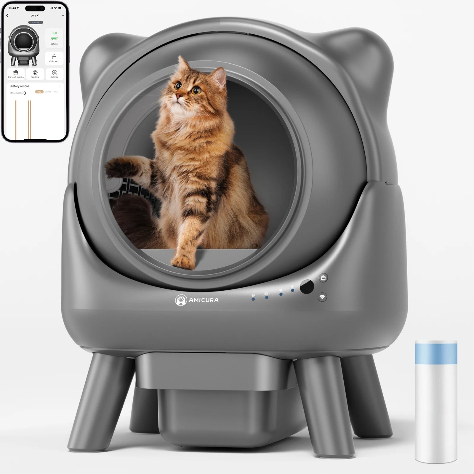 Amicura Cura X1  Self-CleaningCat Litter Box